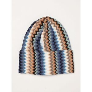 Missoni Men Multicolour Zig-Zag Pattern Wool Blend Beanie Hat Missoni